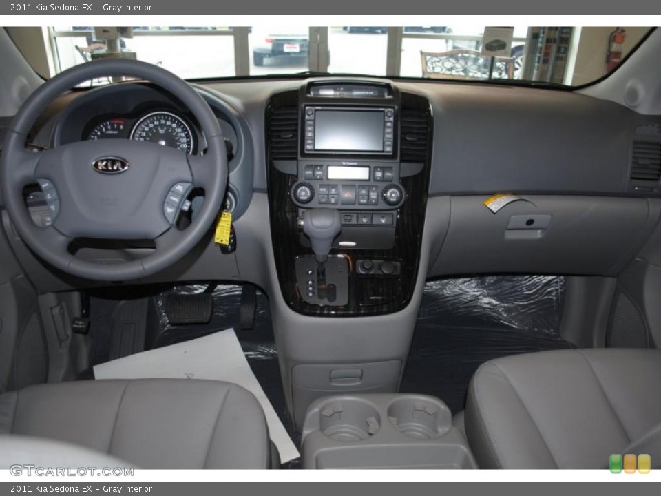 Gray Interior Dashboard for the 2011 Kia Sedona EX #37951072