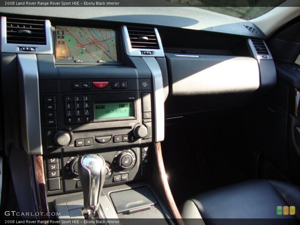 Ebony Black Interior Navigation for the 2008 Land Rover Range Rover Sport HSE #37951680
