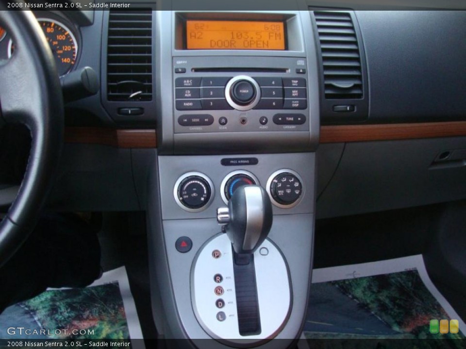 Saddle Interior Controls for the 2008 Nissan Sentra 2.0 SL #37952244