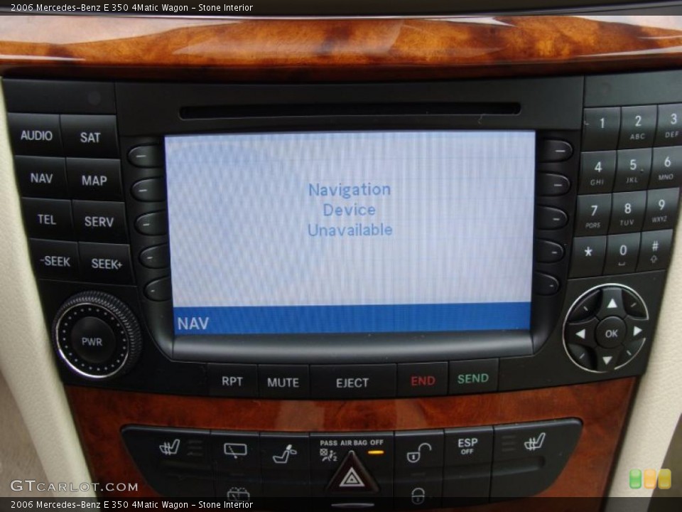 Stone Interior Navigation for the 2006 Mercedes-Benz E 350 4Matic Wagon #37953424