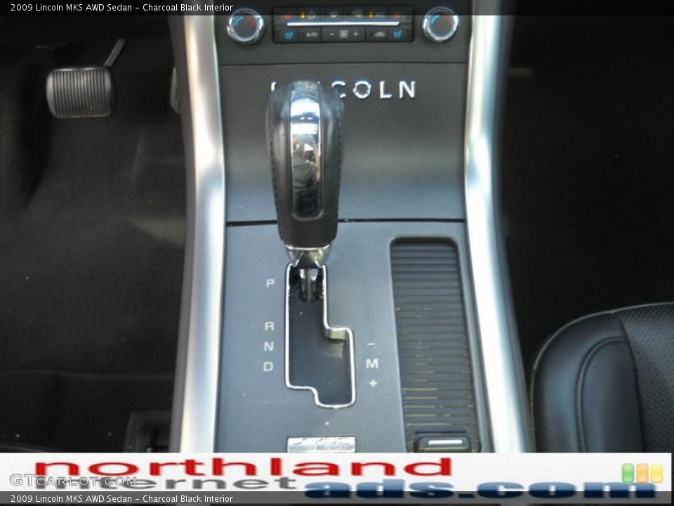 Charcoal Black Interior Transmission for the 2009 Lincoln MKS AWD Sedan #37953524