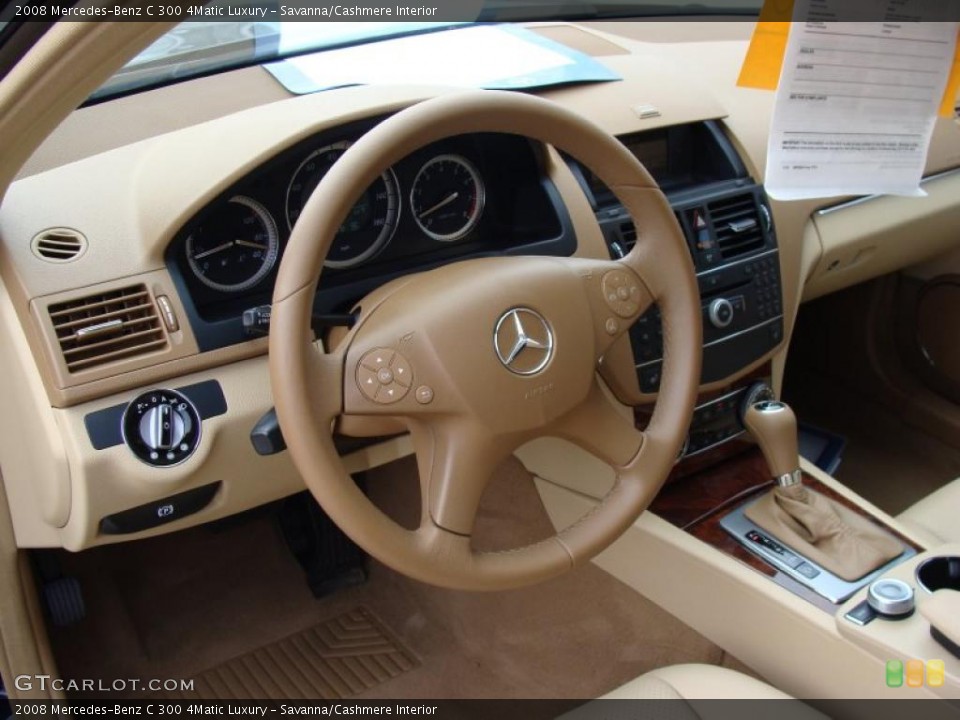 Savanna/Cashmere Interior Photo for the 2008 Mercedes-Benz C 300 4Matic Luxury #37953728