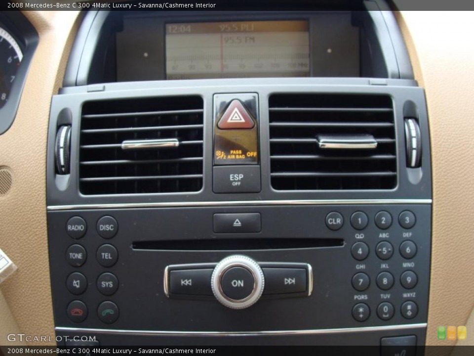 Savanna/Cashmere Interior Controls for the 2008 Mercedes-Benz C 300 4Matic Luxury #37953744
