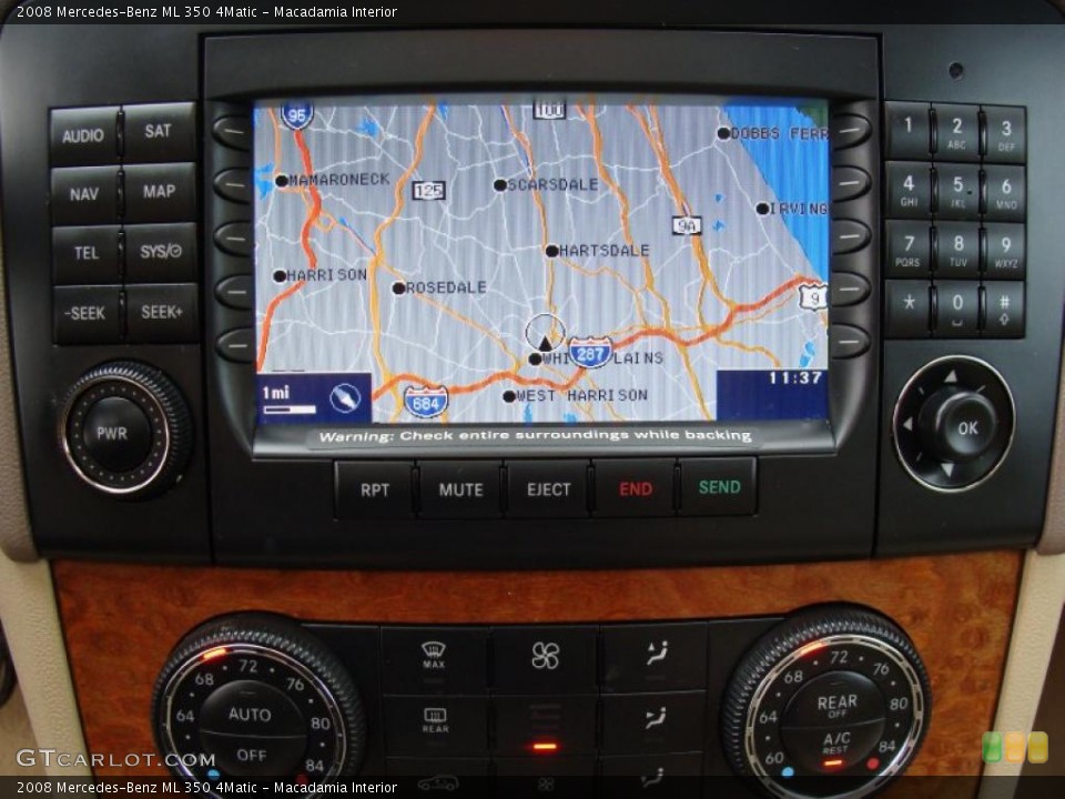 Macadamia Interior Navigation for the 2008 Mercedes-Benz ML 350 4Matic #37954096