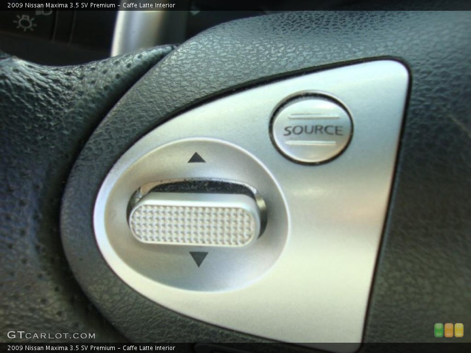 Caffe Latte Interior Controls for the 2009 Nissan Maxima 3.5 SV Premium #37954432