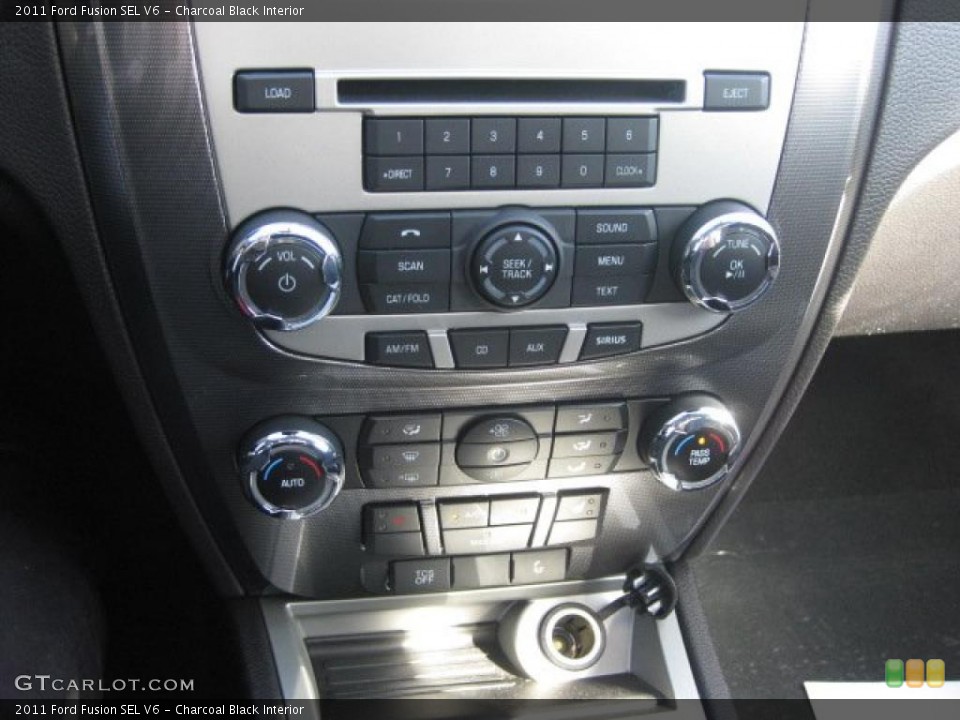 Charcoal Black Interior Controls for the 2011 Ford Fusion SEL V6 #37956412