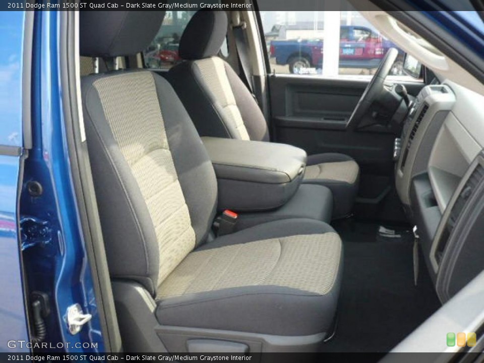 Dark Slate Gray/Medium Graystone Interior Photo for the 2011 Dodge Ram 1500 ST Quad Cab #37957488