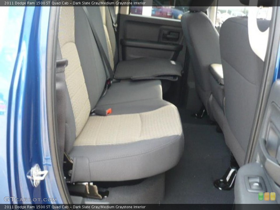 Dark Slate Gray/Medium Graystone Interior Photo for the 2011 Dodge Ram 1500 ST Quad Cab #37957516