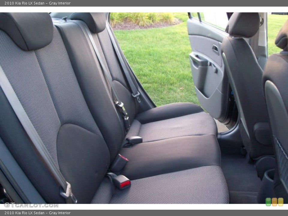 Gray Interior Photo for the 2010 Kia Rio LX Sedan #37959788