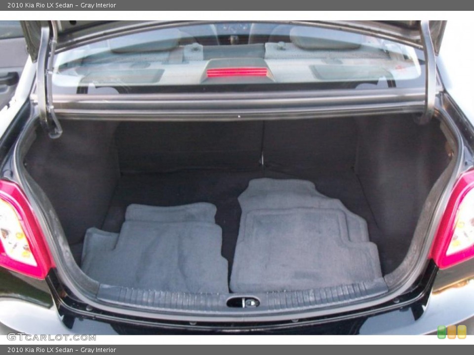 Gray Interior Trunk for the 2010 Kia Rio LX Sedan #37959804