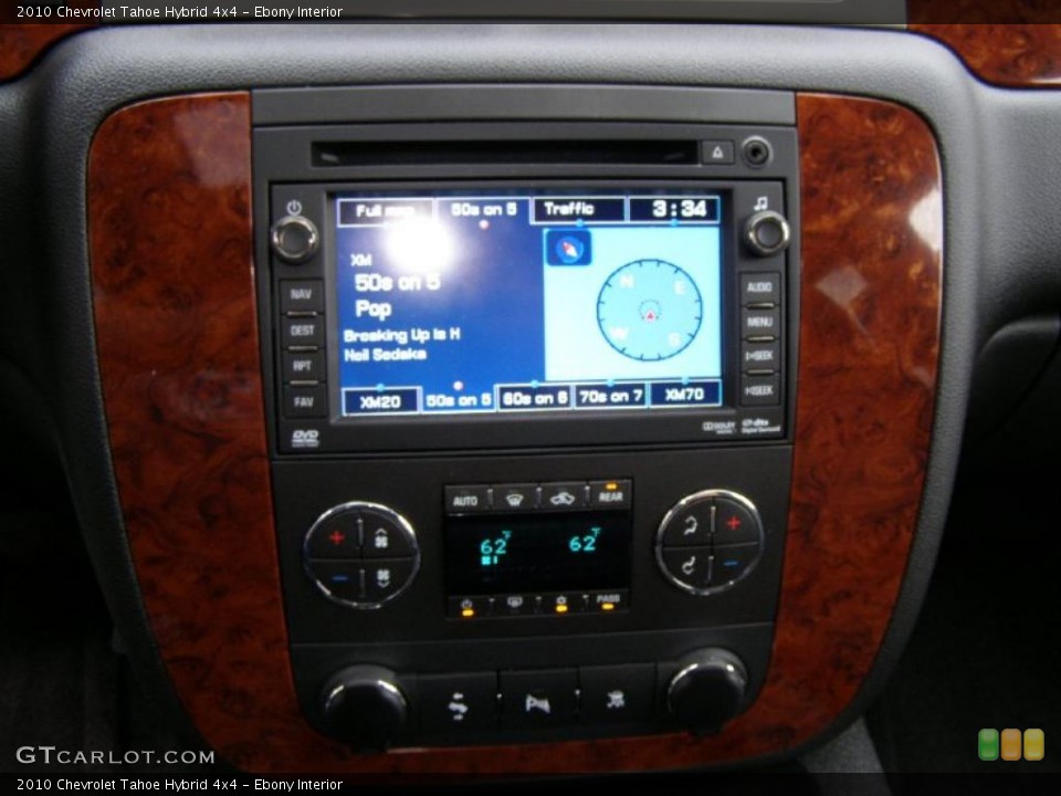 Ebony Interior Controls for the 2010 Chevrolet Tahoe Hybrid 4x4 #37961344