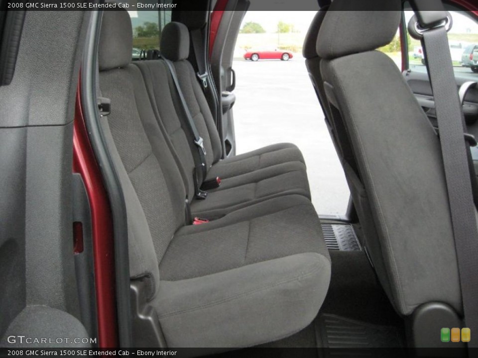 Ebony Interior Photo for the 2008 GMC Sierra 1500 SLE Extended Cab #37961372