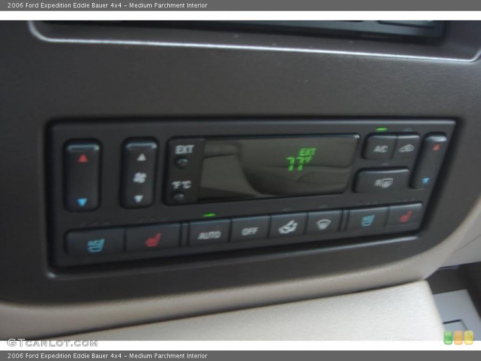 Medium Parchment Interior Controls for the 2006 Ford Expedition Eddie Bauer 4x4 #37962244