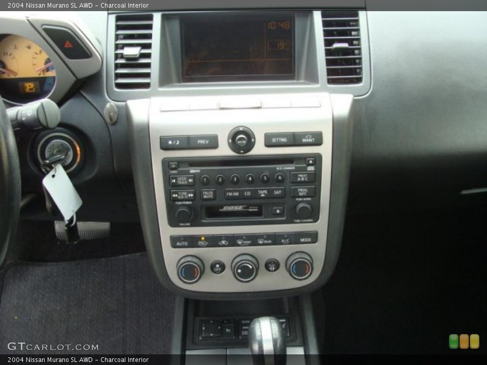 Charcoal Interior Controls for the 2004 Nissan Murano SL AWD #37962249