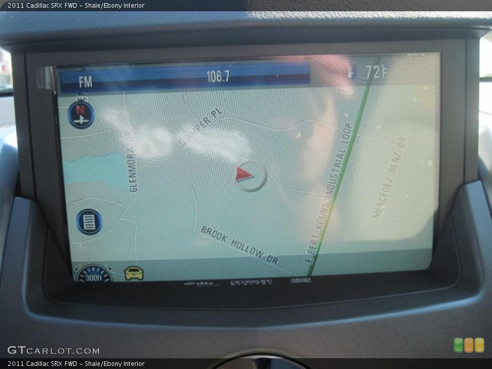 Shale/Ebony Interior Navigation for the 2011 Cadillac SRX FWD #37962297