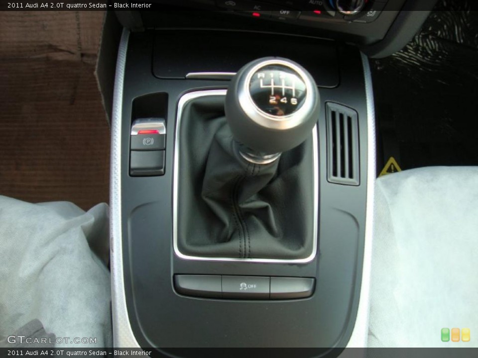 Black Interior Transmission for the 2011 Audi A4 2.0T quattro Sedan #37963092
