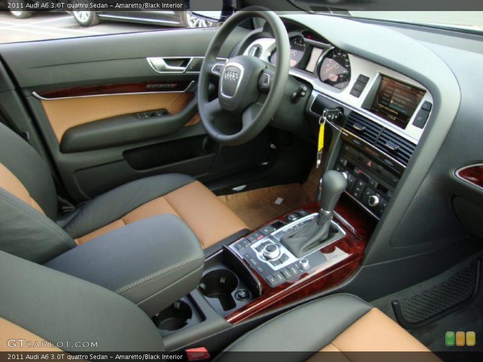 Amaretto/Black Interior Dashboard for the 2011 Audi A6 3.0T quattro Sedan #37963420