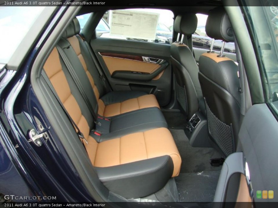 Amaretto/Black Interior Photo for the 2011 Audi A6 3.0T quattro Sedan #37963464