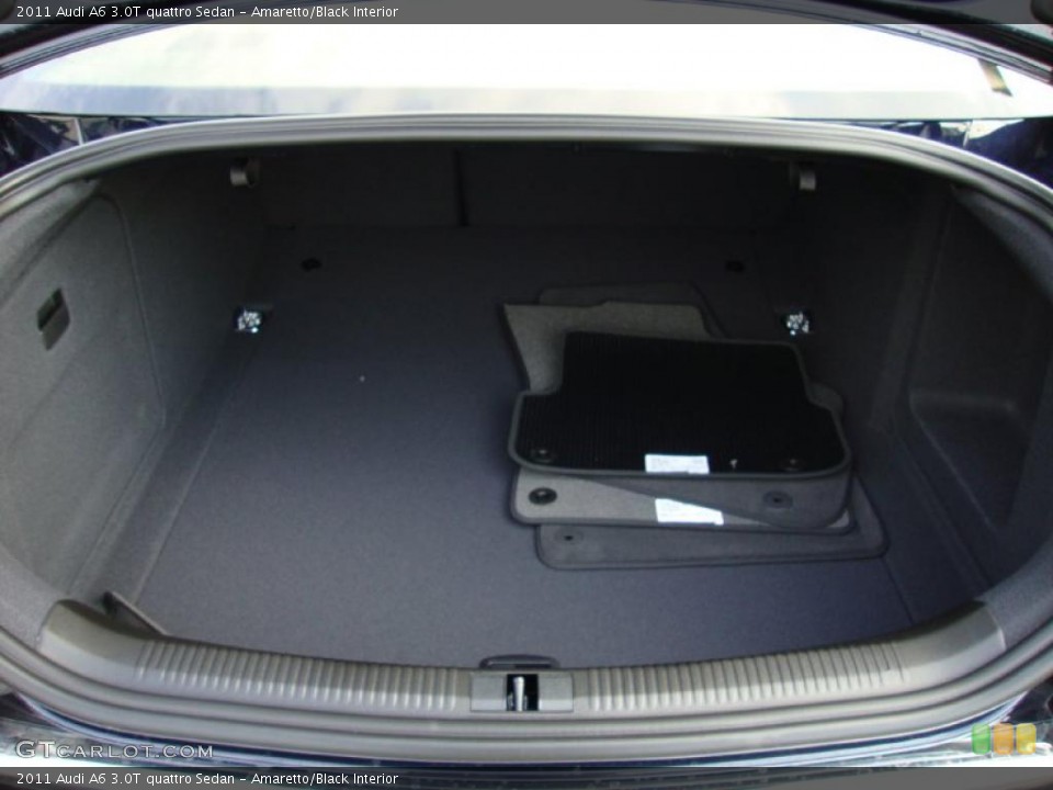 Amaretto/Black Interior Trunk for the 2011 Audi A6 3.0T quattro Sedan #37963476