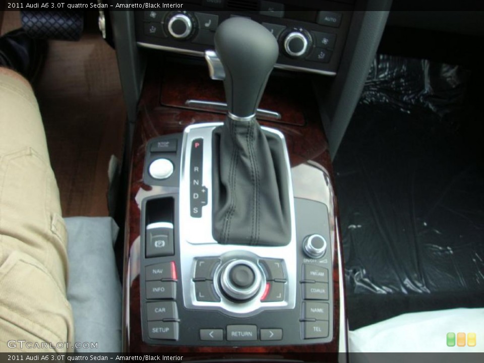 Amaretto/Black Interior Transmission for the 2011 Audi A6 3.0T quattro Sedan #37964168