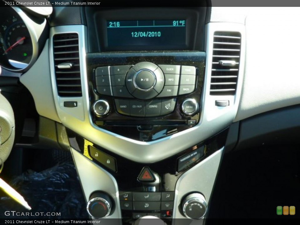 Medium Titanium Interior Controls for the 2011 Chevrolet Cruze LT #37965476