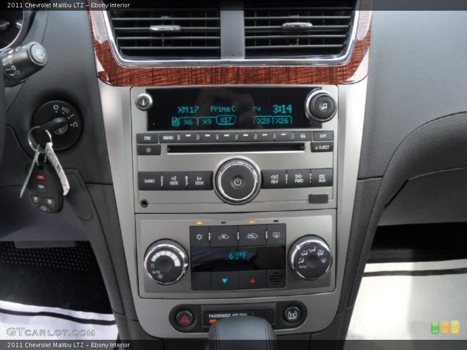 Ebony Interior Controls for the 2011 Chevrolet Malibu LTZ #37966874