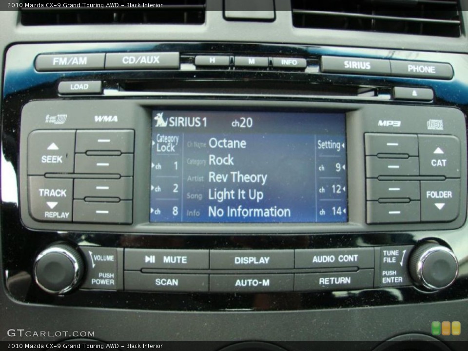 Black Interior Controls for the 2010 Mazda CX-9 Grand Touring AWD #37968520