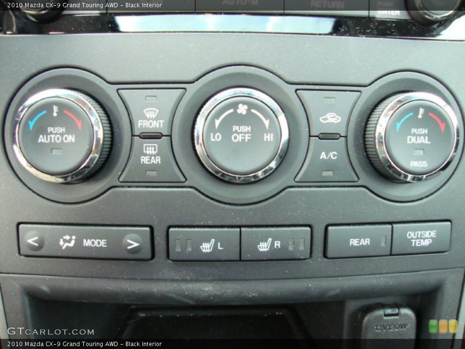 Black Interior Controls for the 2010 Mazda CX-9 Grand Touring AWD #37968536