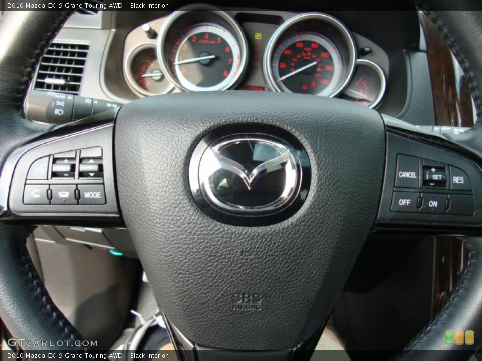 Black Interior Controls for the 2010 Mazda CX-9 Grand Touring AWD #37968640
