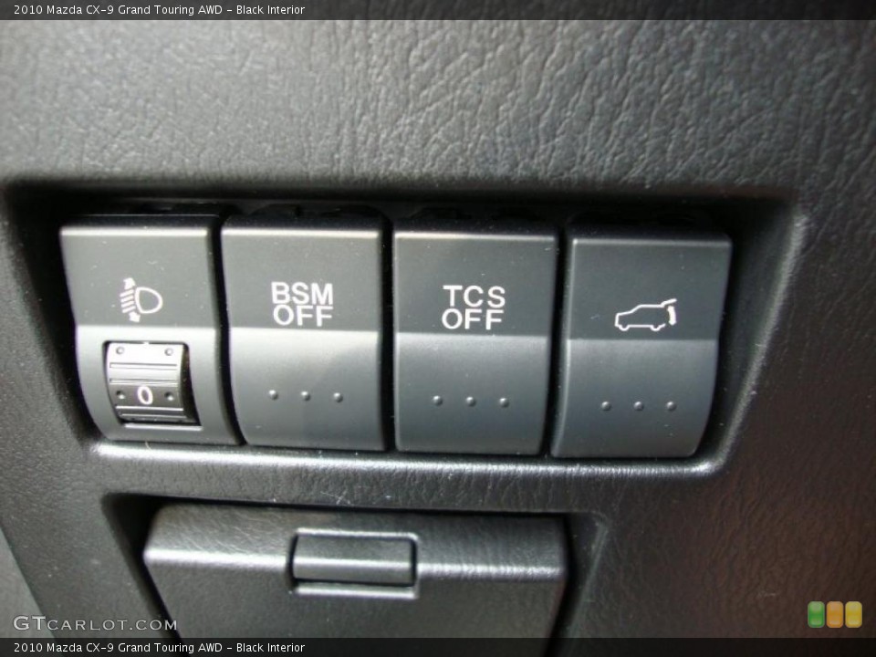 Black Interior Controls for the 2010 Mazda CX-9 Grand Touring AWD #37968656