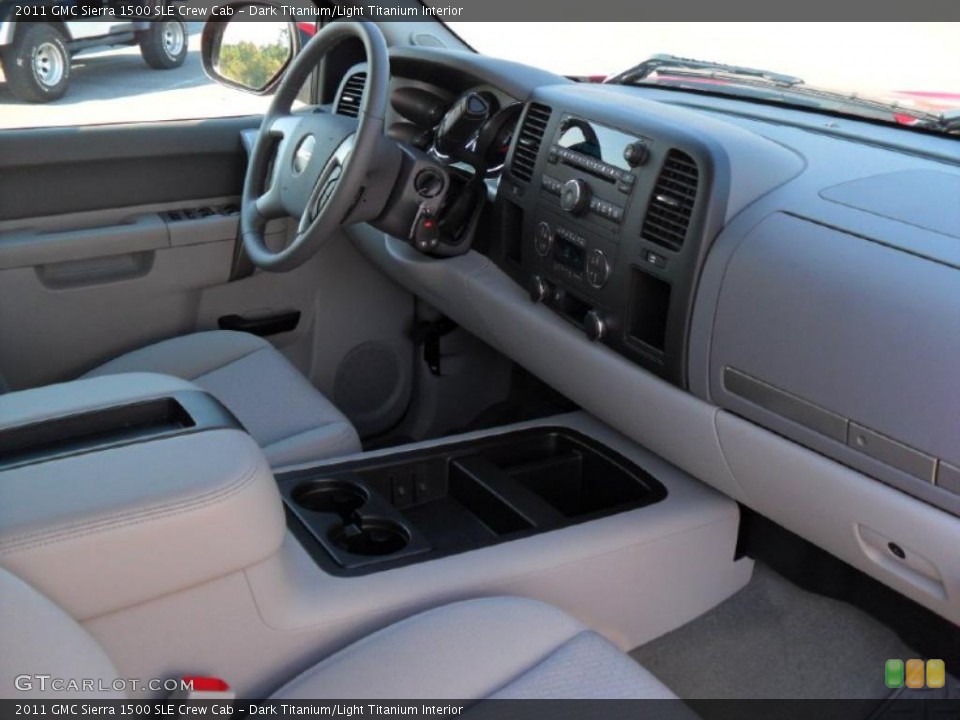 Dark Titanium/Light Titanium Interior Photo for the 2011 GMC Sierra 1500 SLE Crew Cab #37968932