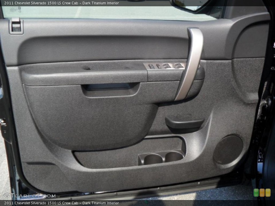 Dark Titanium Interior Photo for the 2011 Chevrolet Silverado 1500 LS Crew Cab #37969048