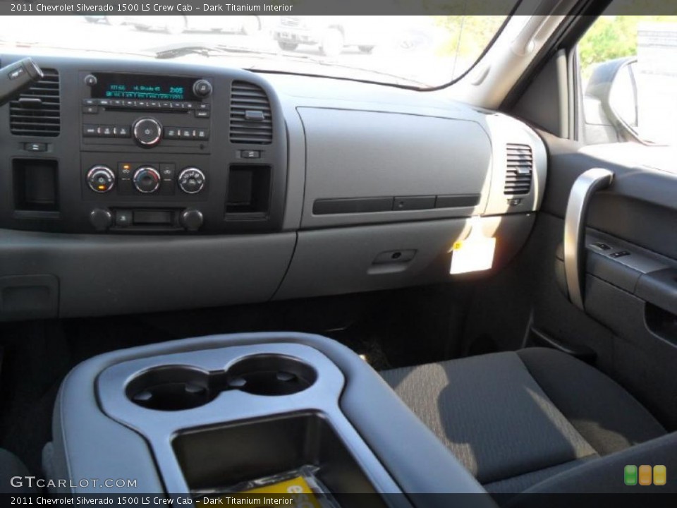 Dark Titanium Interior Dashboard for the 2011 Chevrolet Silverado 1500 LS Crew Cab #37969128