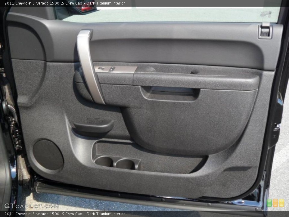 Dark Titanium Interior Photo for the 2011 Chevrolet Silverado 1500 LS Crew Cab #37969220
