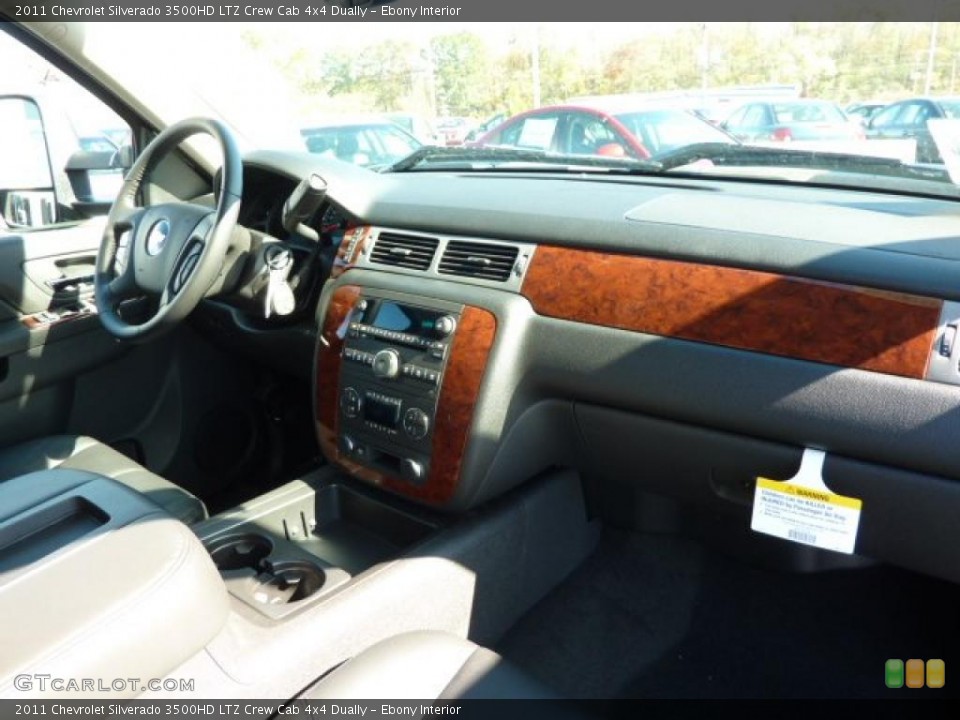 Ebony Interior Photo for the 2011 Chevrolet Silverado 3500HD LTZ Crew Cab 4x4 Dually #37969512