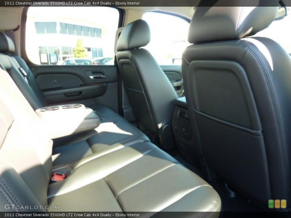 Ebony Interior Photo for the 2011 Chevrolet Silverado 3500HD LTZ Crew Cab 4x4 Dually #37969528