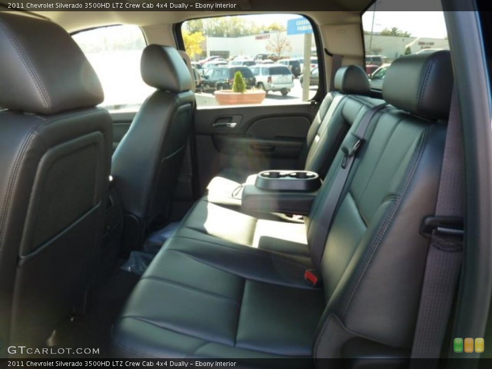 Ebony Interior Photo for the 2011 Chevrolet Silverado 3500HD LTZ Crew Cab 4x4 Dually #37969616