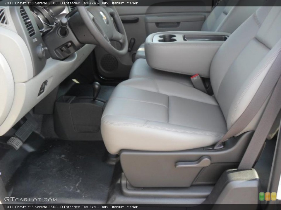 Dark Titanium Interior Photo for the 2011 Chevrolet Silverado 2500HD Extended Cab 4x4 #37970188