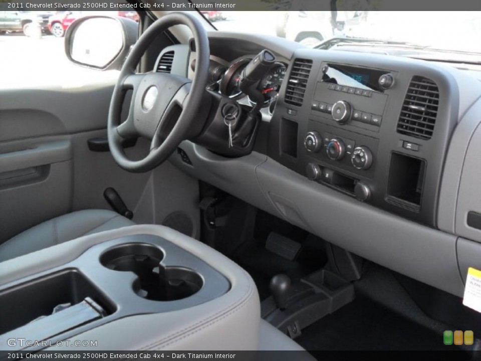 Dark Titanium Interior Photo for the 2011 Chevrolet Silverado 2500HD Extended Cab 4x4 #37970444