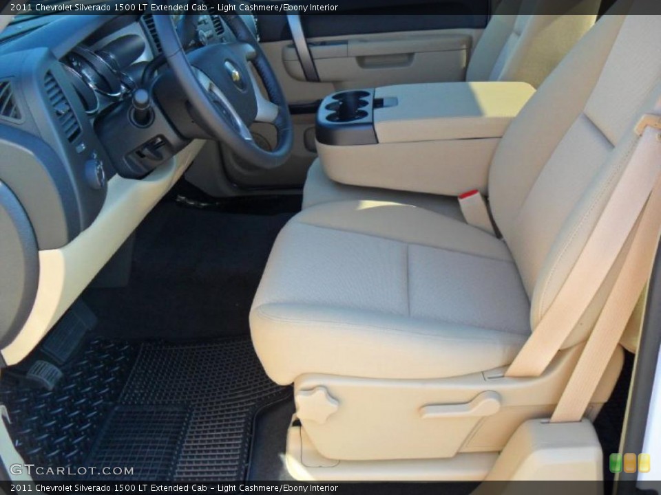 Light Cashmere/Ebony Interior Photo for the 2011 Chevrolet Silverado 1500 LT Extended Cab #37970628