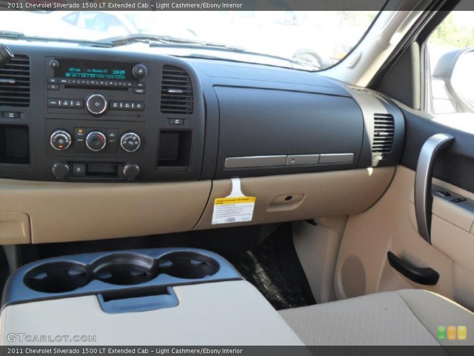 Light Cashmere/Ebony Interior Dashboard for the 2011 Chevrolet Silverado 1500 LT Extended Cab #37970760