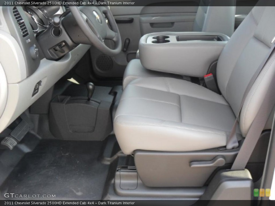 Dark Titanium Interior Photo for the 2011 Chevrolet Silverado 2500HD Extended Cab 4x4 #37971444