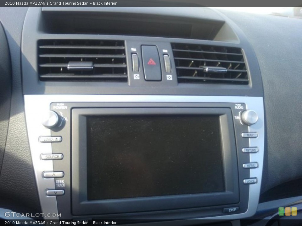 Black Interior Navigation for the 2010 Mazda MAZDA6 s Grand Touring Sedan #37971468