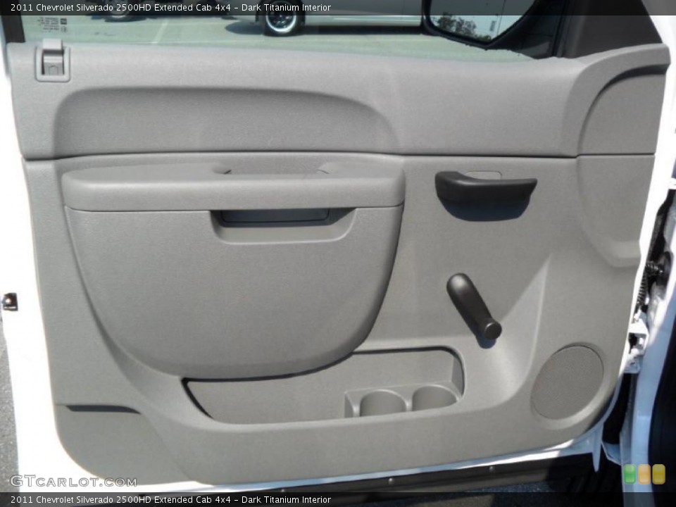 Dark Titanium Interior Photo for the 2011 Chevrolet Silverado 2500HD Extended Cab 4x4 #37971476