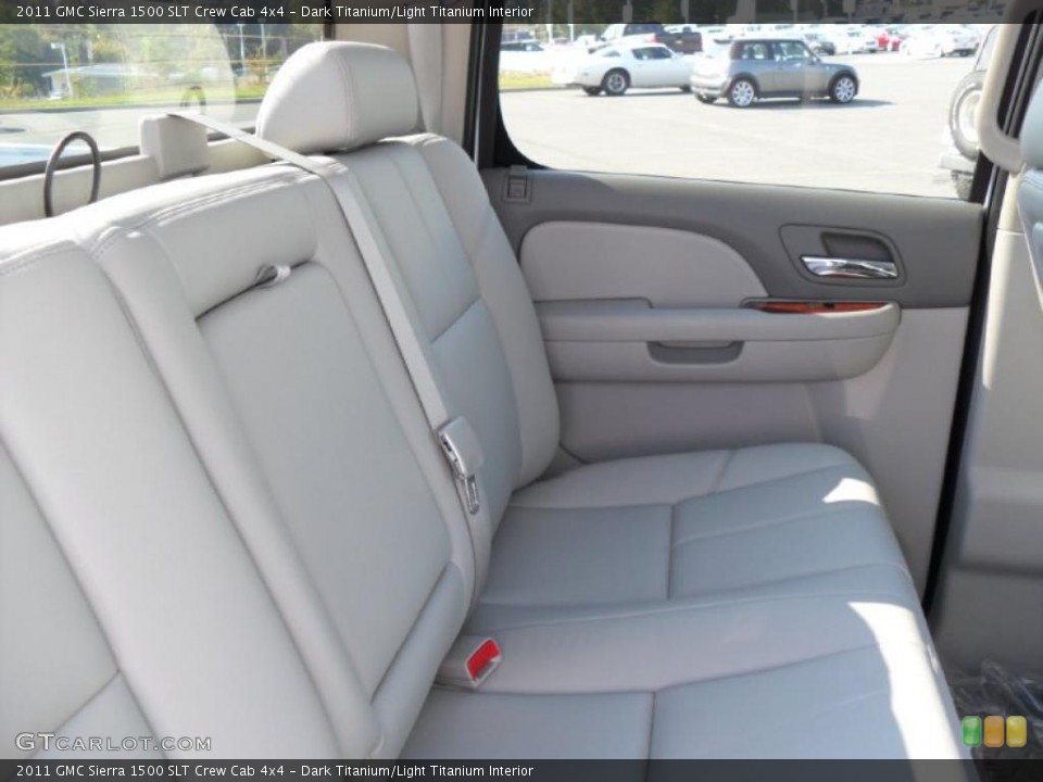 Dark Titanium/Light Titanium Interior Photo for the 2011 GMC Sierra 1500 SLT Crew Cab 4x4 #37972500