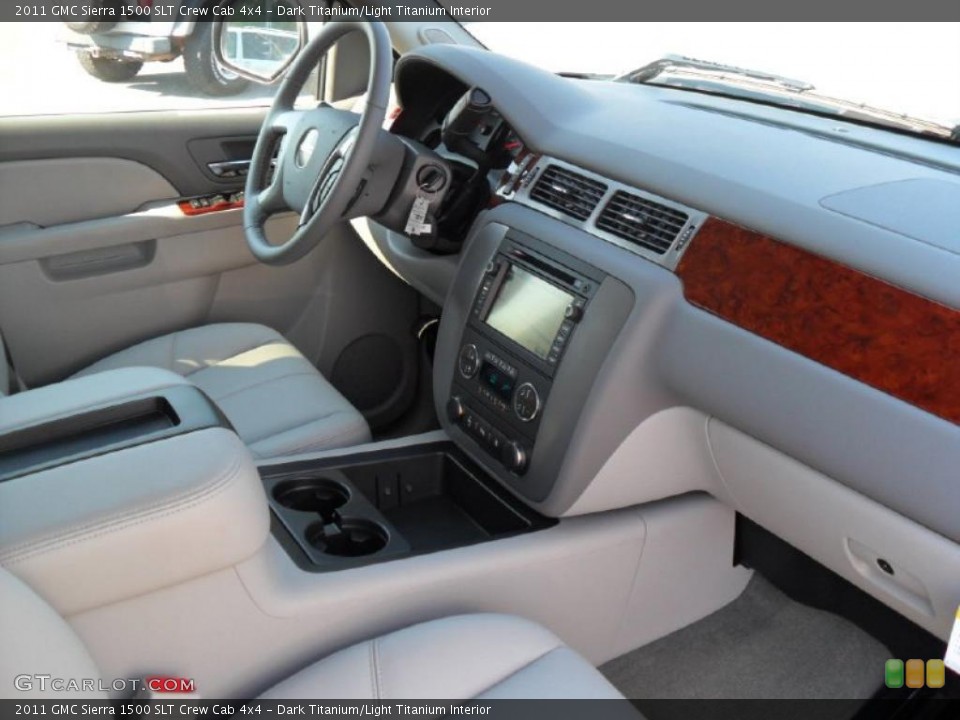 Dark Titanium/Light Titanium Interior Photo for the 2011 GMC Sierra 1500 SLT Crew Cab 4x4 #37972532