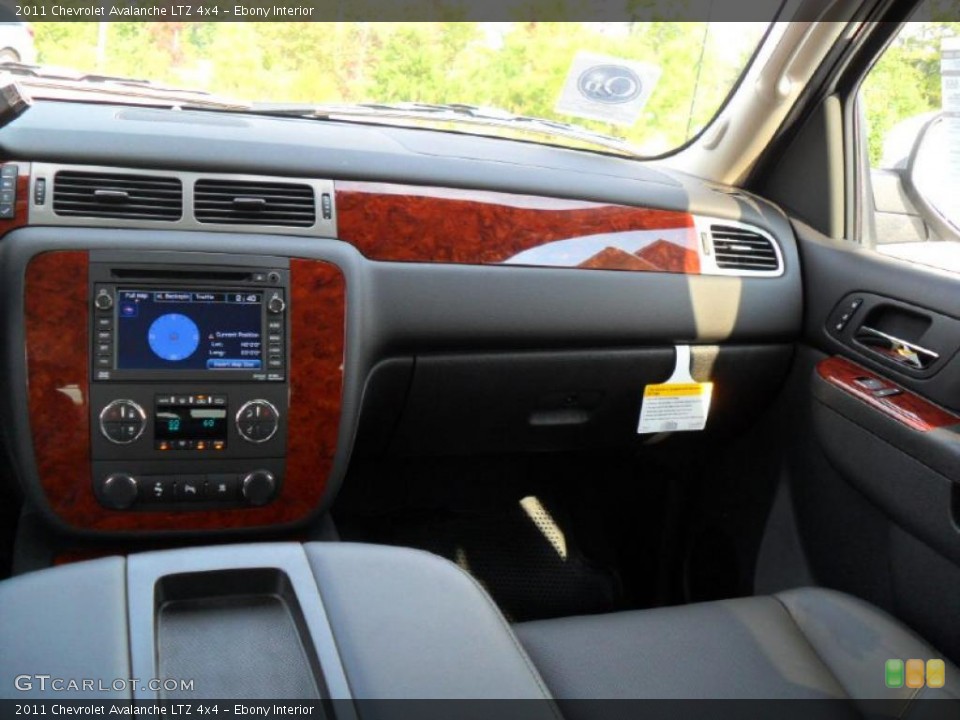 Ebony Interior Dashboard for the 2011 Chevrolet Avalanche LTZ 4x4 #37972908