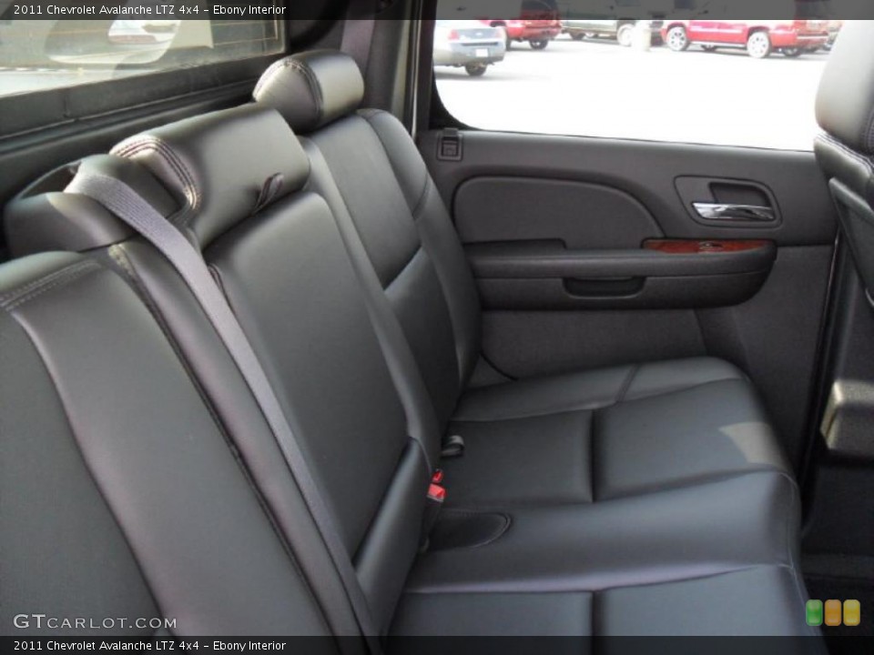 Ebony Interior Photo for the 2011 Chevrolet Avalanche LTZ 4x4 #37972940