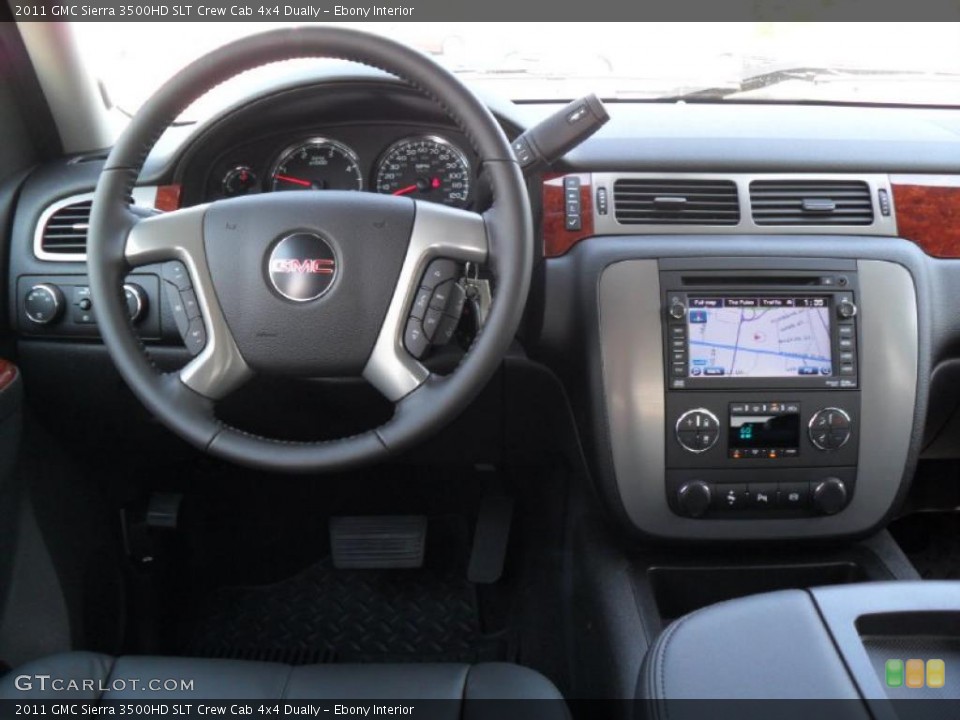 Ebony Interior Dashboard for the 2011 GMC Sierra 3500HD SLT Crew Cab 4x4 Dually #37974128