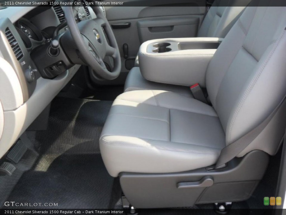 Dark Titanium Interior Photo for the 2011 Chevrolet Silverado 1500 Regular Cab #37974408